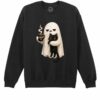 Bluza printata-Spooky Cuddle, Unisex