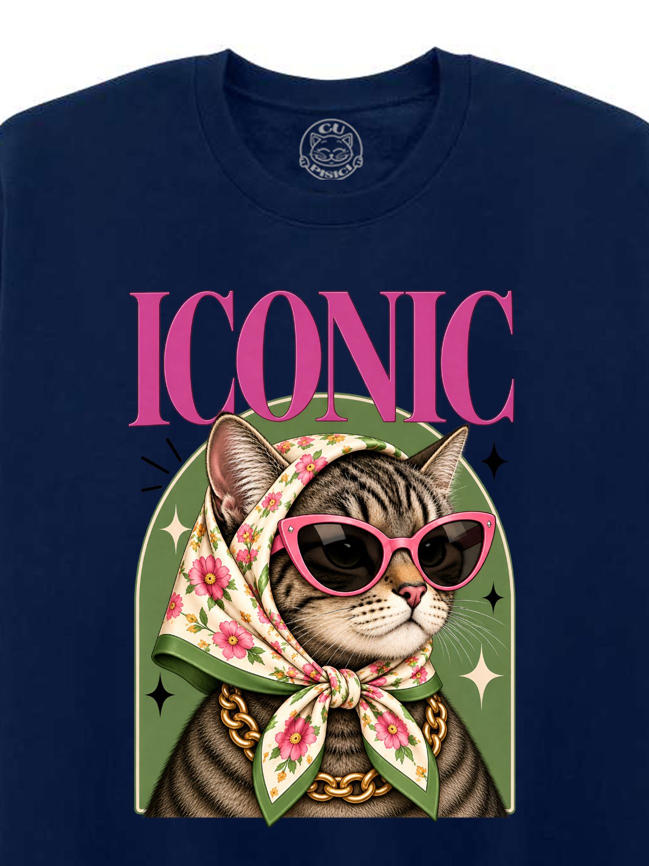 Bluza printata-Iconic Cat, Unisex