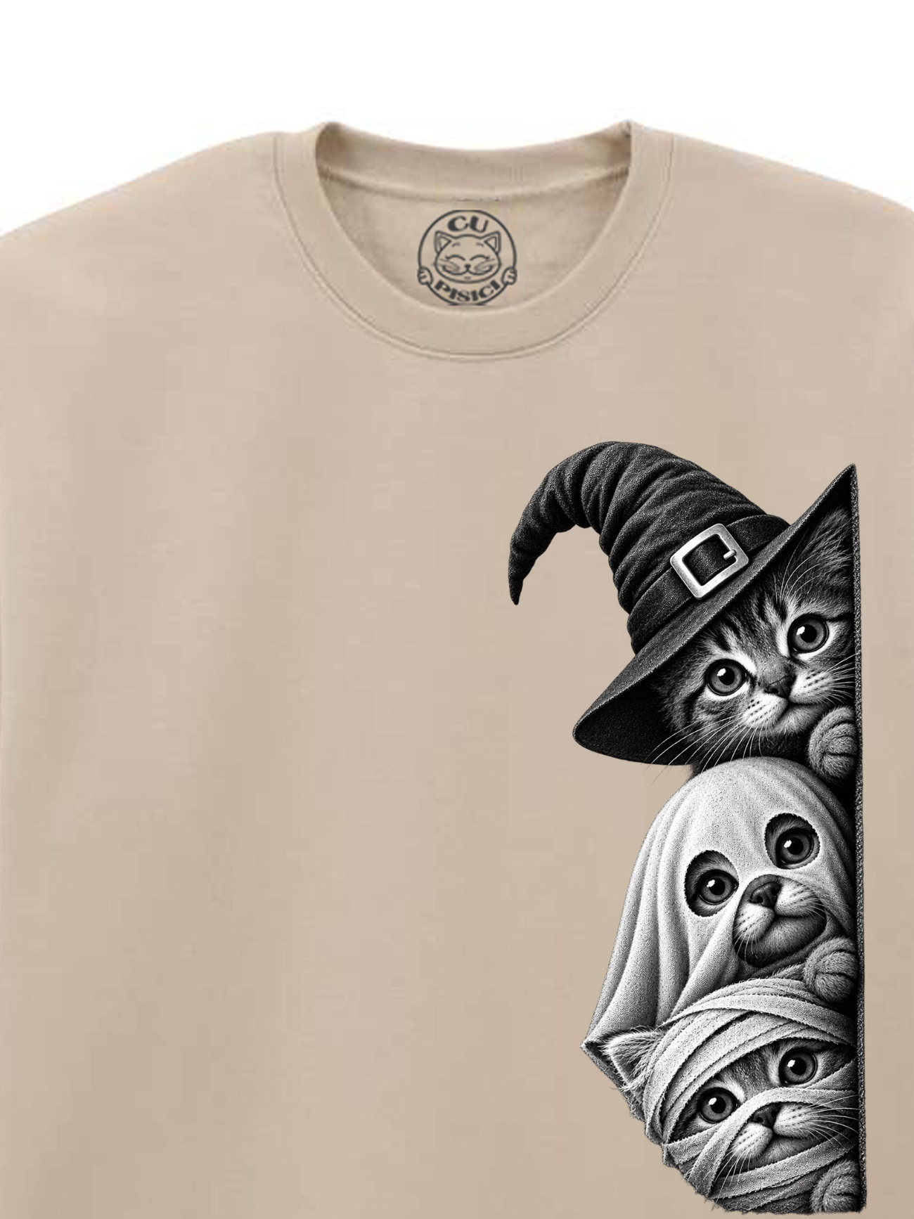 Bluza printata-Spooky Trio, Unisex