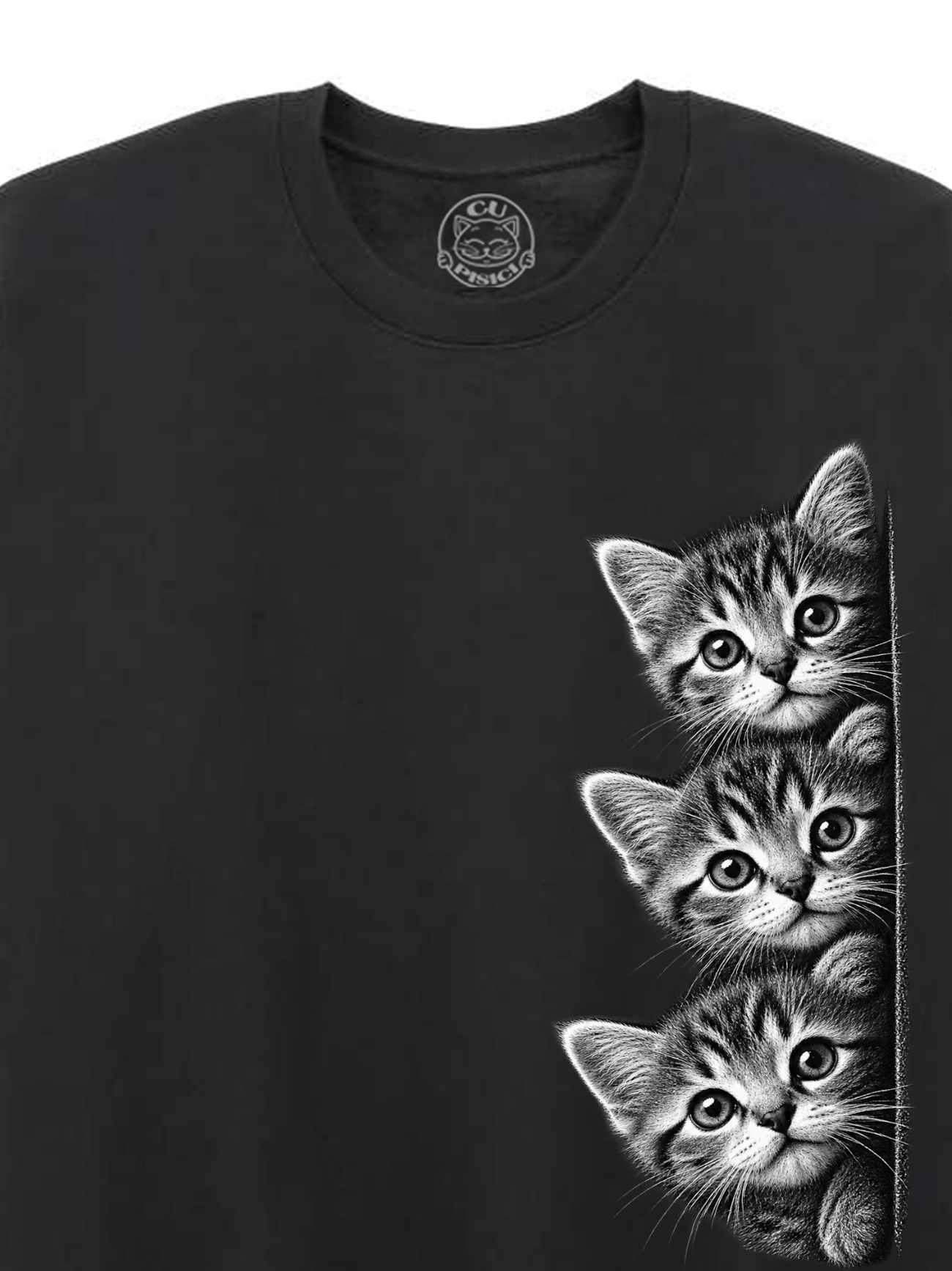 Bluza printata-Curious Kittens, Unisex
