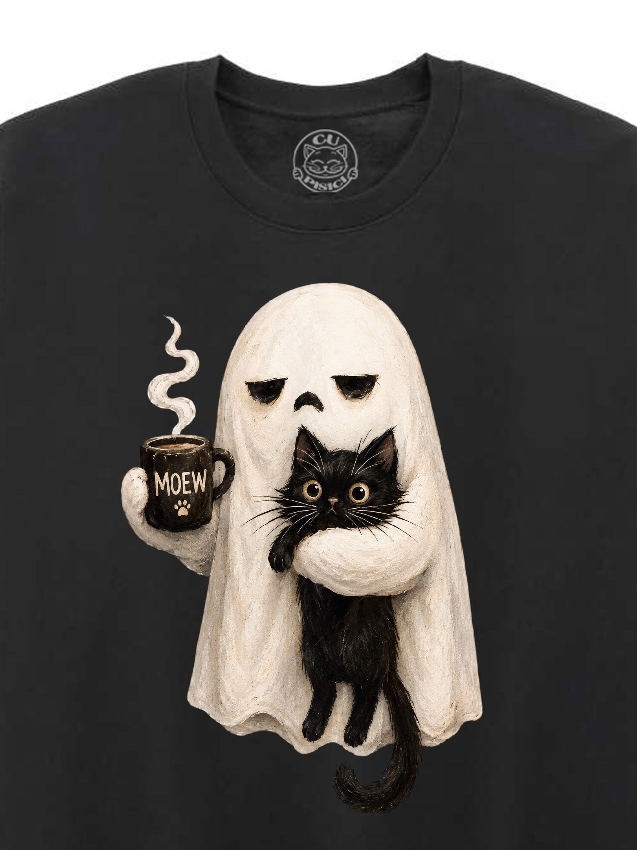 Bluza printata-Spooky Cuddle, Unisex