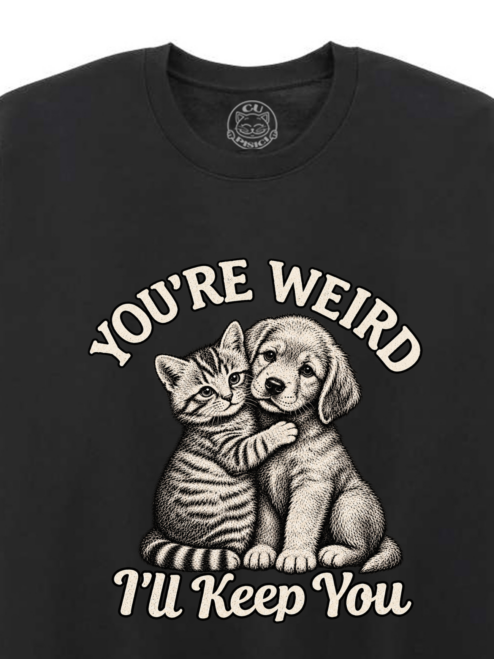 Bluza printata-You're weird, Unisex