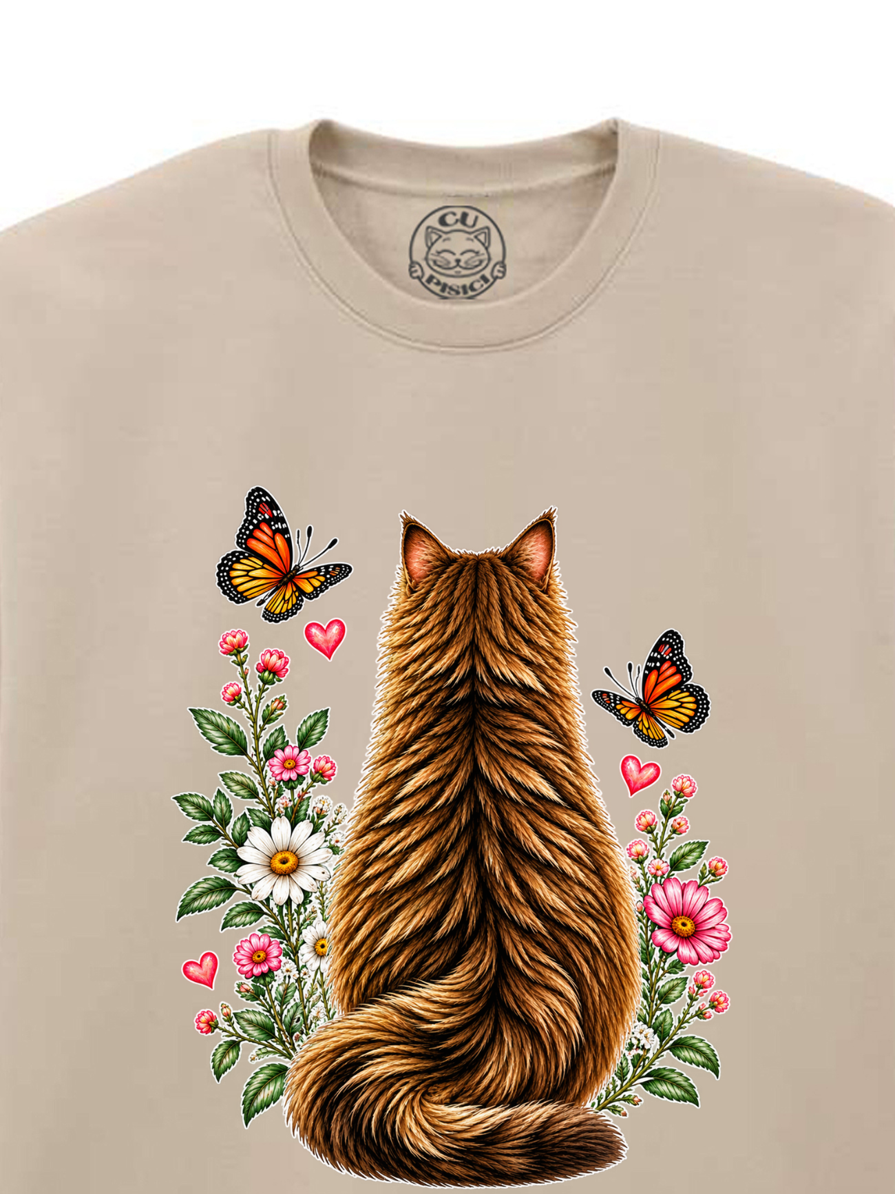 Bluza printata-Secret Cat Garden, Unisex