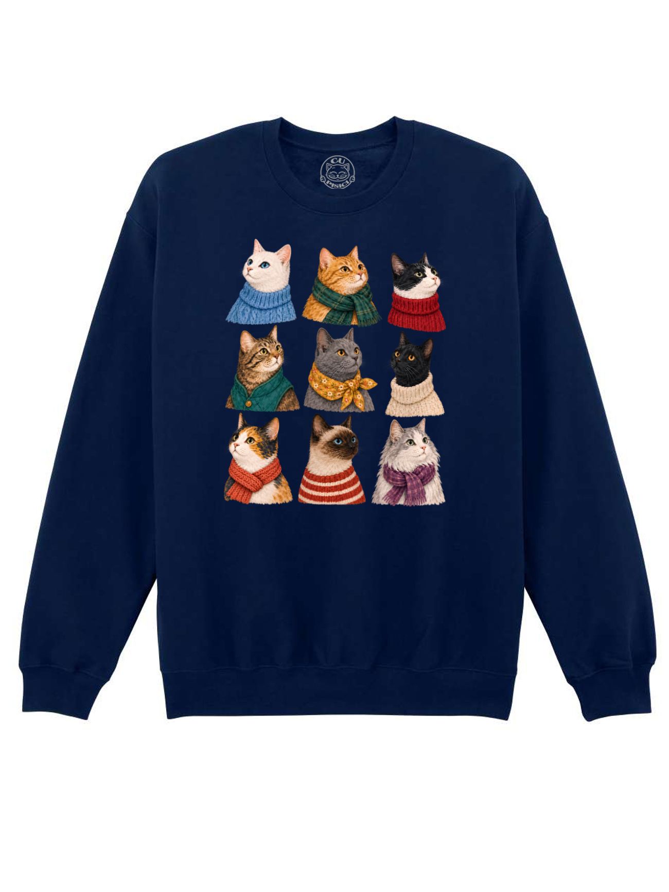 Bluza printata-Cozy Cat Season, Unisex