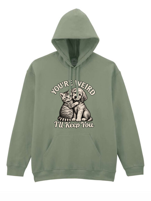 Hanorac printat-You're Weird, Unisex