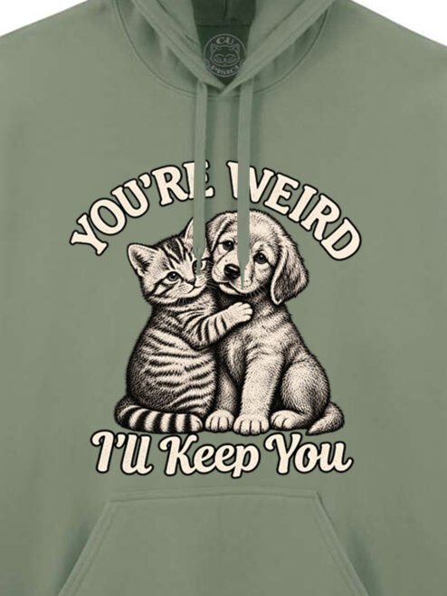 Hanorac printat-You're Weird, Unisex