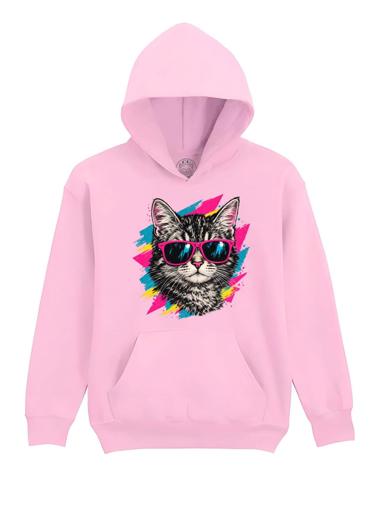 Hanorac Printat Pop Cat – Copii, Unisex