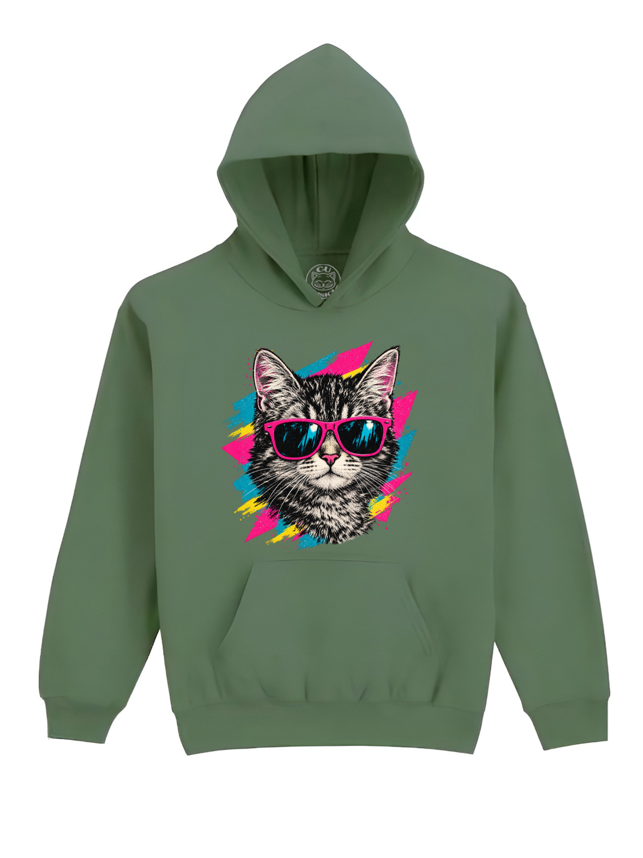 Hanorac Printat Pop Cat – Copii, Unisex