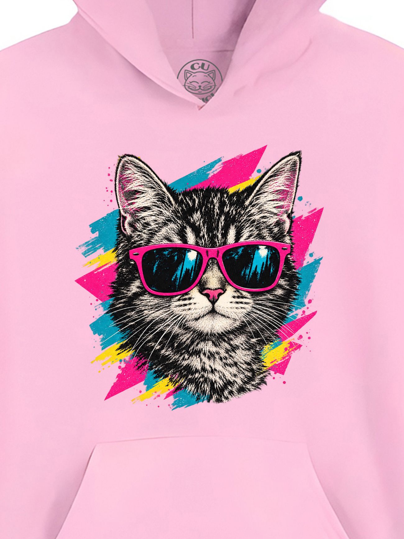 Hanorac Printat Pop Cat – Copii, Unisex