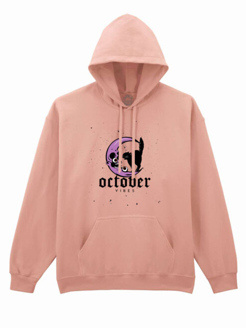 Hanorac printat-October Vibes, Unisex