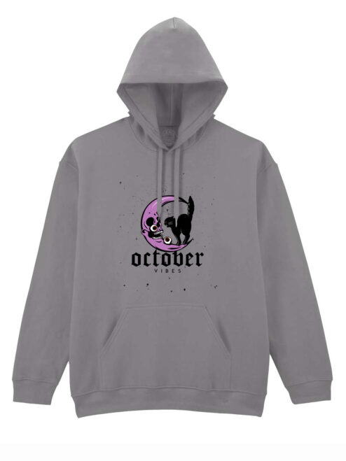 Hanorac printat-October Vibes, Unisex