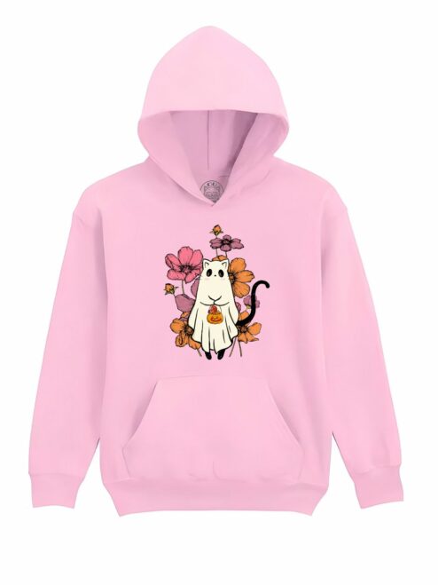 Hanorac Printat Cute Halloween Cat – Copii, Unisex