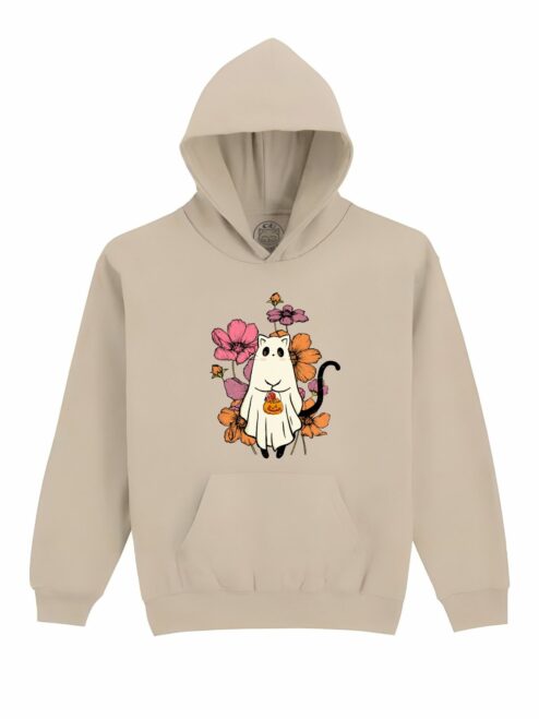 Hanorac Printat Cute Halloween Cat – Copii, Unisex